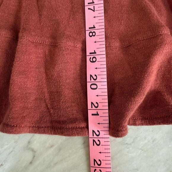 Anthropologie Akemi + Kin Fenn Dolman Top blouse burnt orange size S oversized - Picture 9 of 9